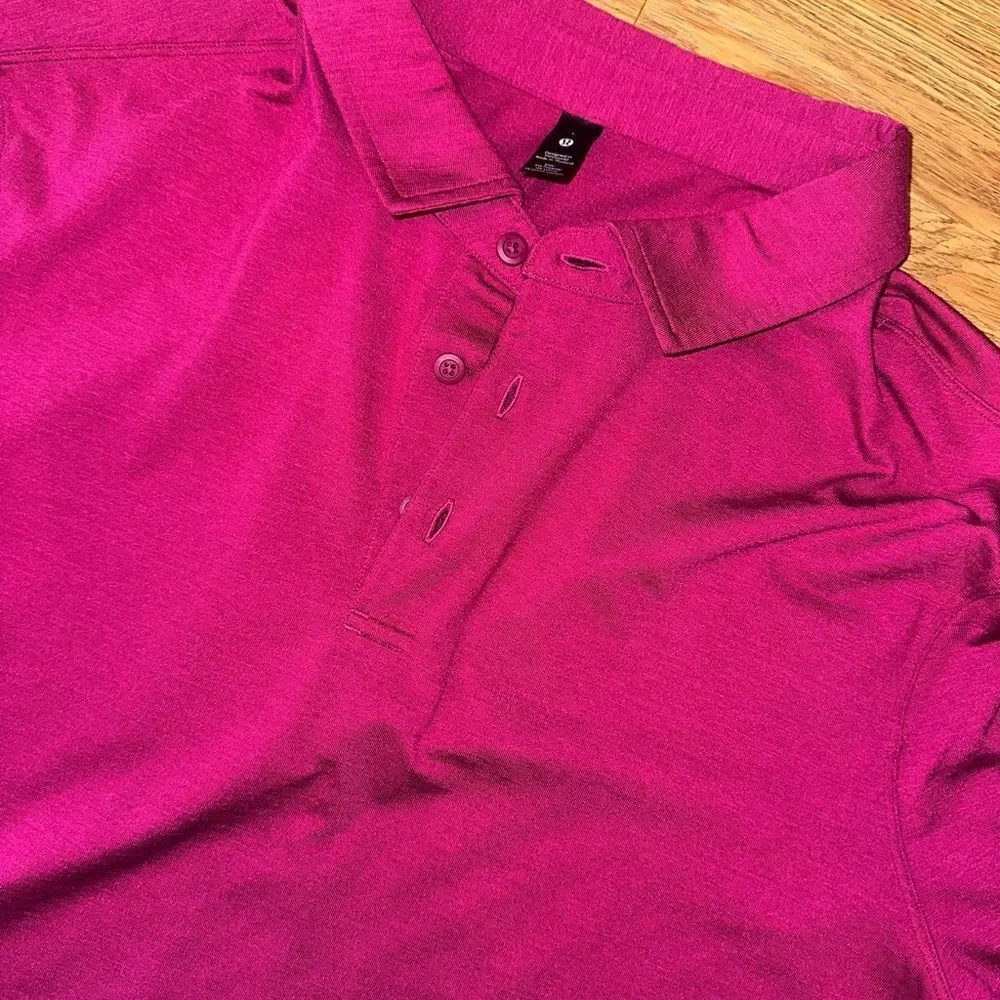 Lululemon Maroon Evolution Polo Shirt L